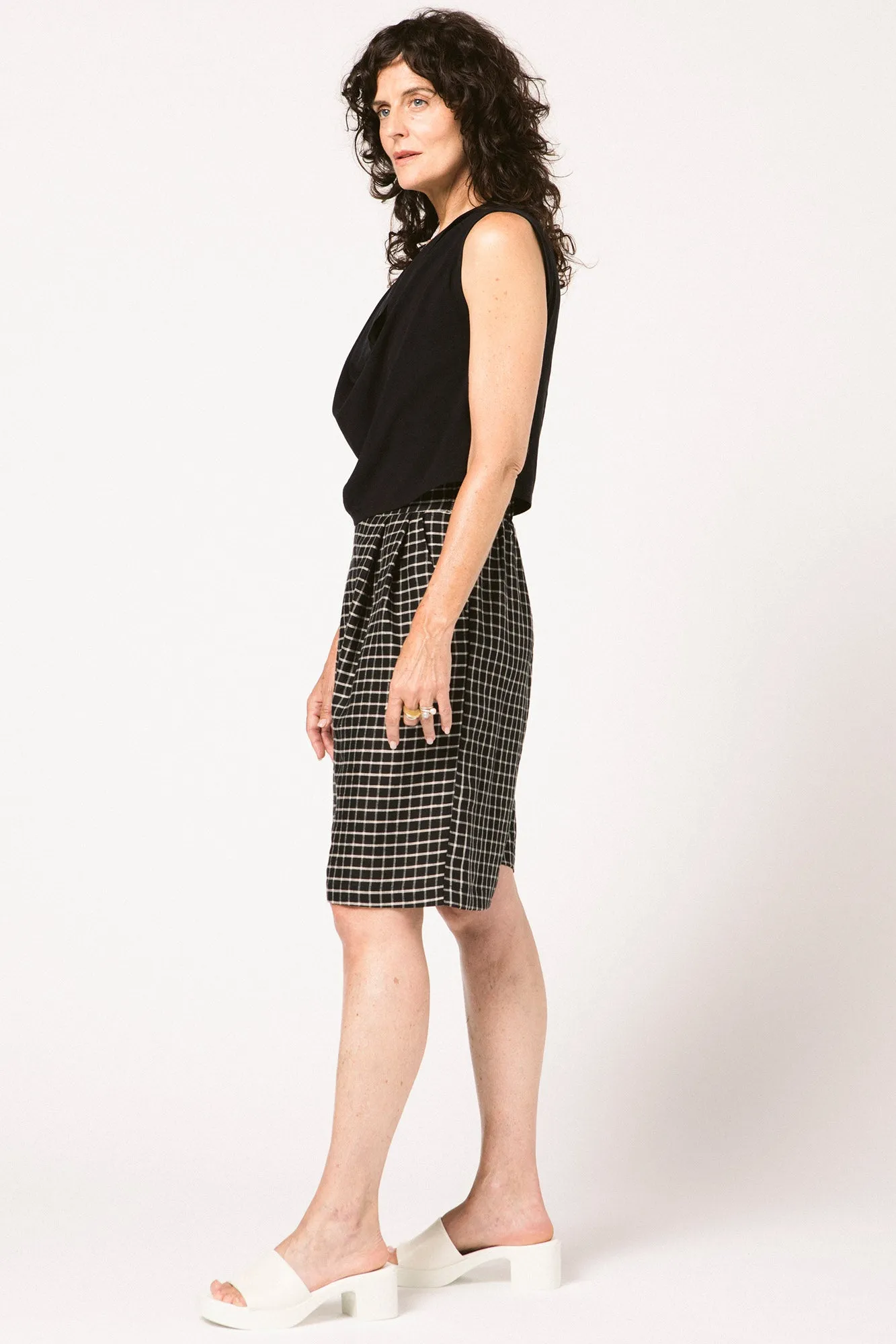 Railspur Culottes Black Check