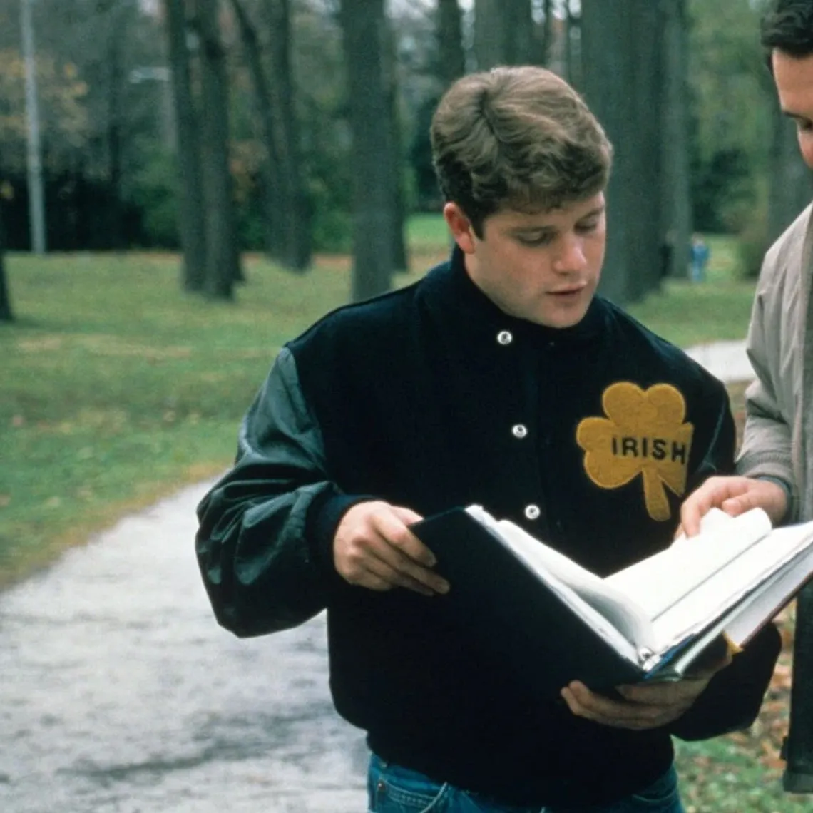 Rudy Notre Dame Ruettiger Irish Bomber Jacket