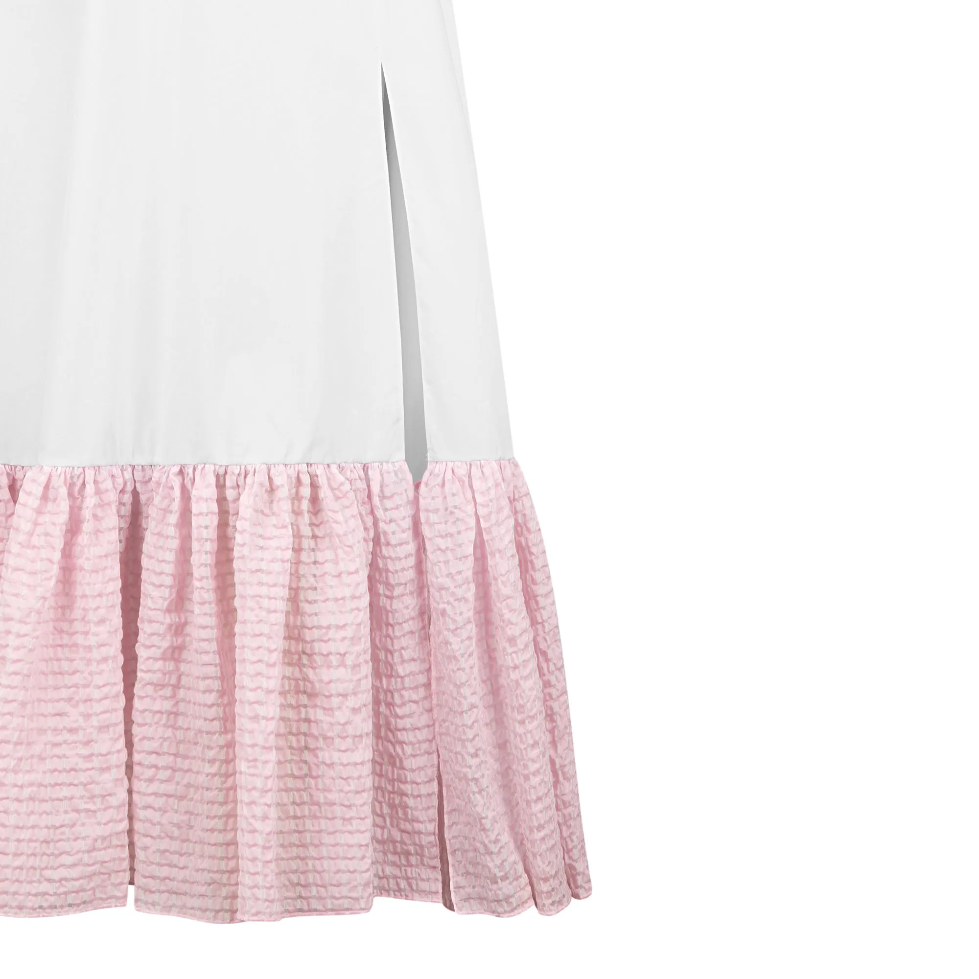 RUFFLE SLIP DRESS