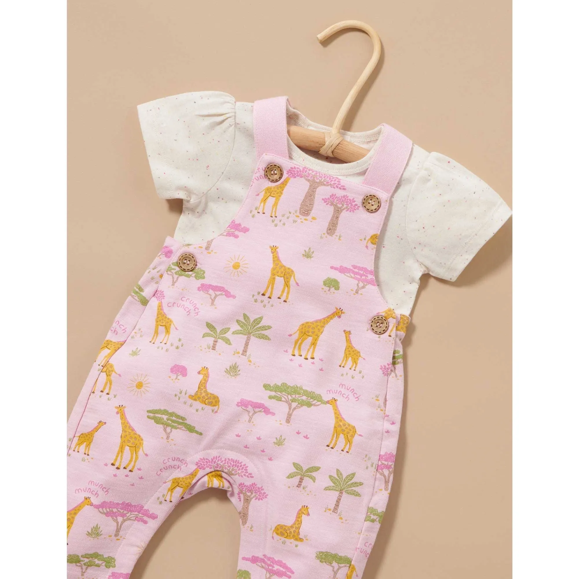 Safari Overall Set - Giraffe
