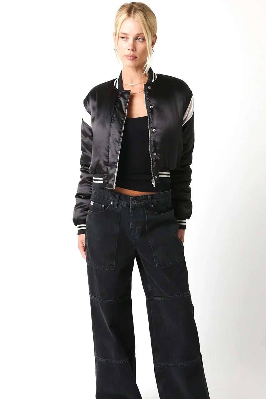 Satin Bomber Jacket - SALE
