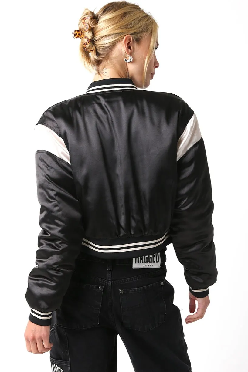 Satin Bomber Jacket - SALE