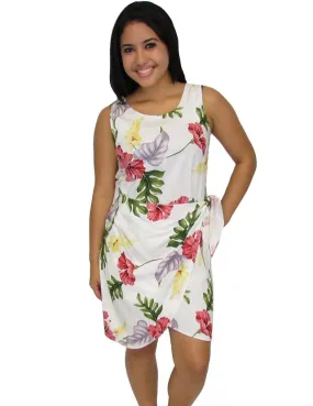 Short Sarong Haiku Aloha Cream