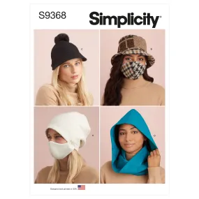 Simplicity Pattern 9368 Hat Nifty Scarf &  Mask