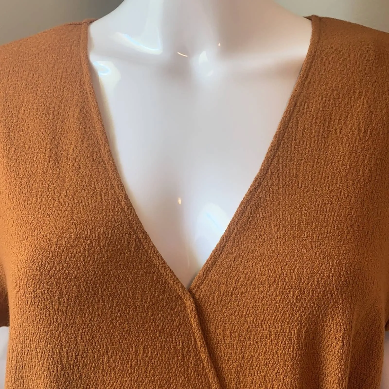 Size XL Madewell NWOT Texture & Thread Short-Sleeve Side-Tie Wrap Dress