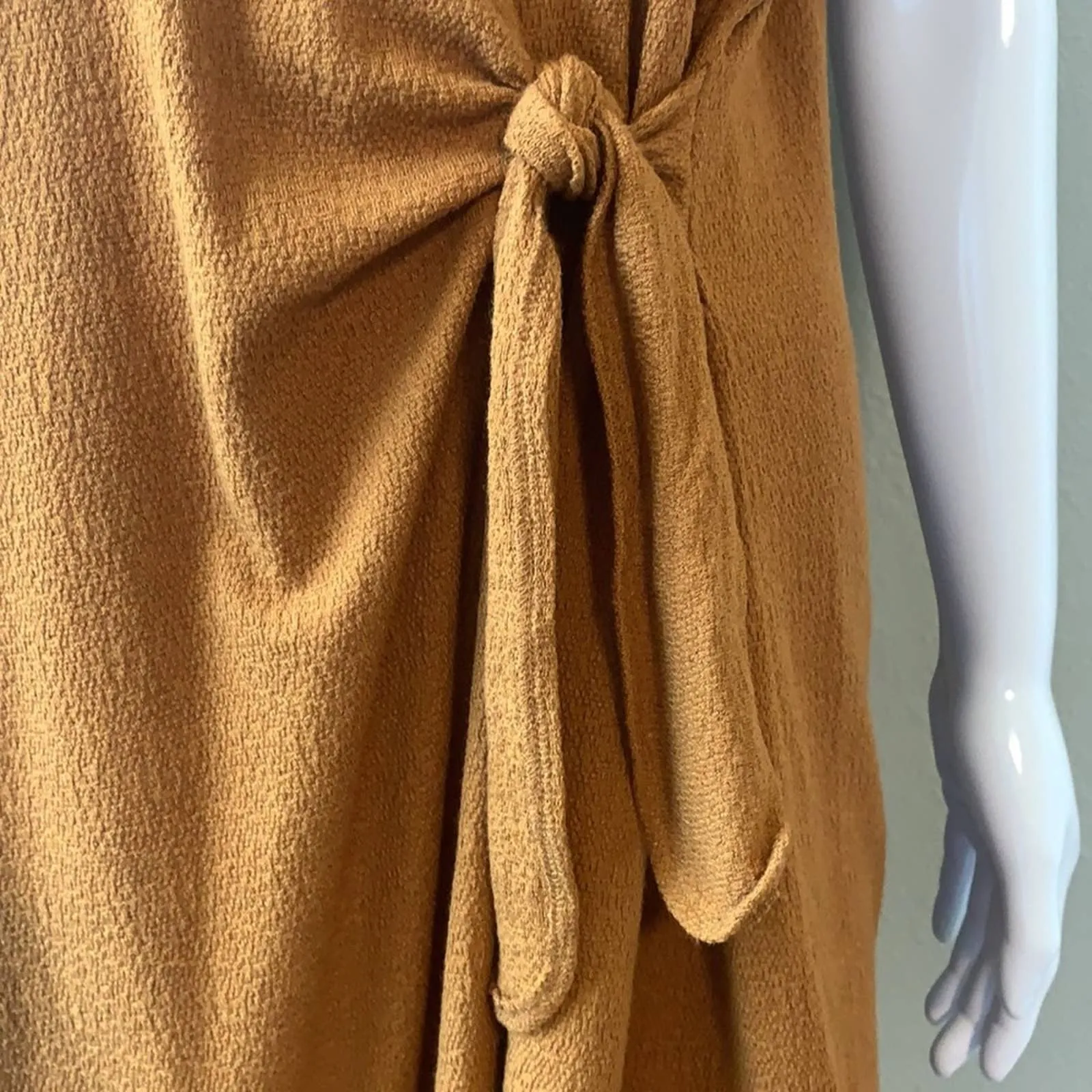 Size XL Madewell NWOT Texture & Thread Short-Sleeve Side-Tie Wrap Dress