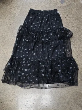 Skirt Maxi By Pink Lily In Black, Size:M
