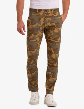 SLIM CAMO CHINO PANTS