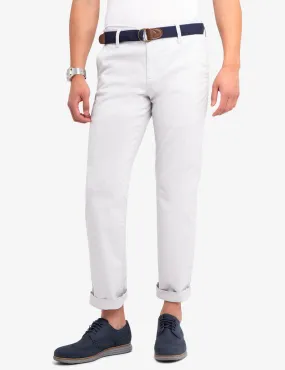 SLIM STRAIGHT CHINO PANTS