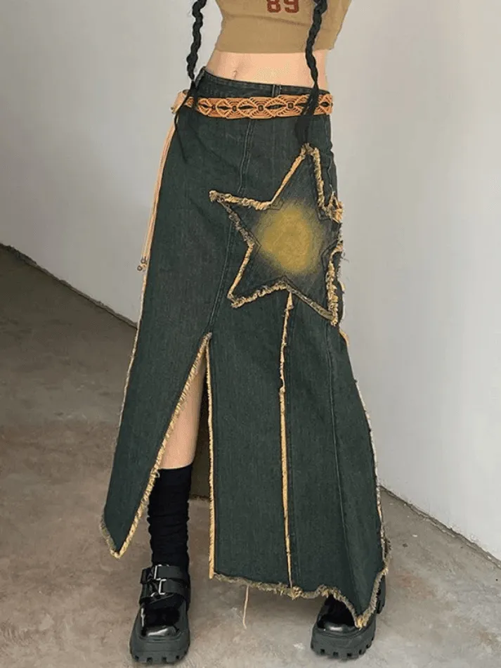 Slit Velvet Long Trendy Sleeve Black Maxi Dress