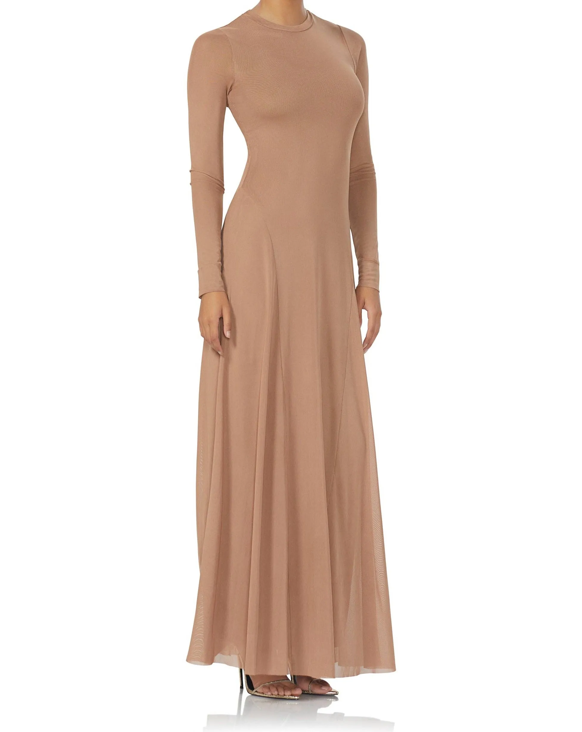 Somi Maxi Dress-Raw Umber ONLY 2 LEFT! by Crescent