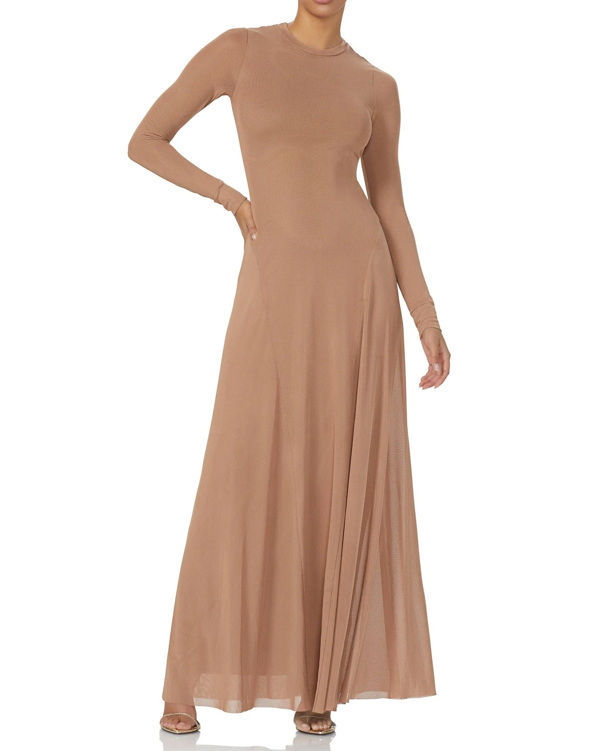 Somi Maxi Dress-Raw Umber ONLY 2 LEFT! by Crescent