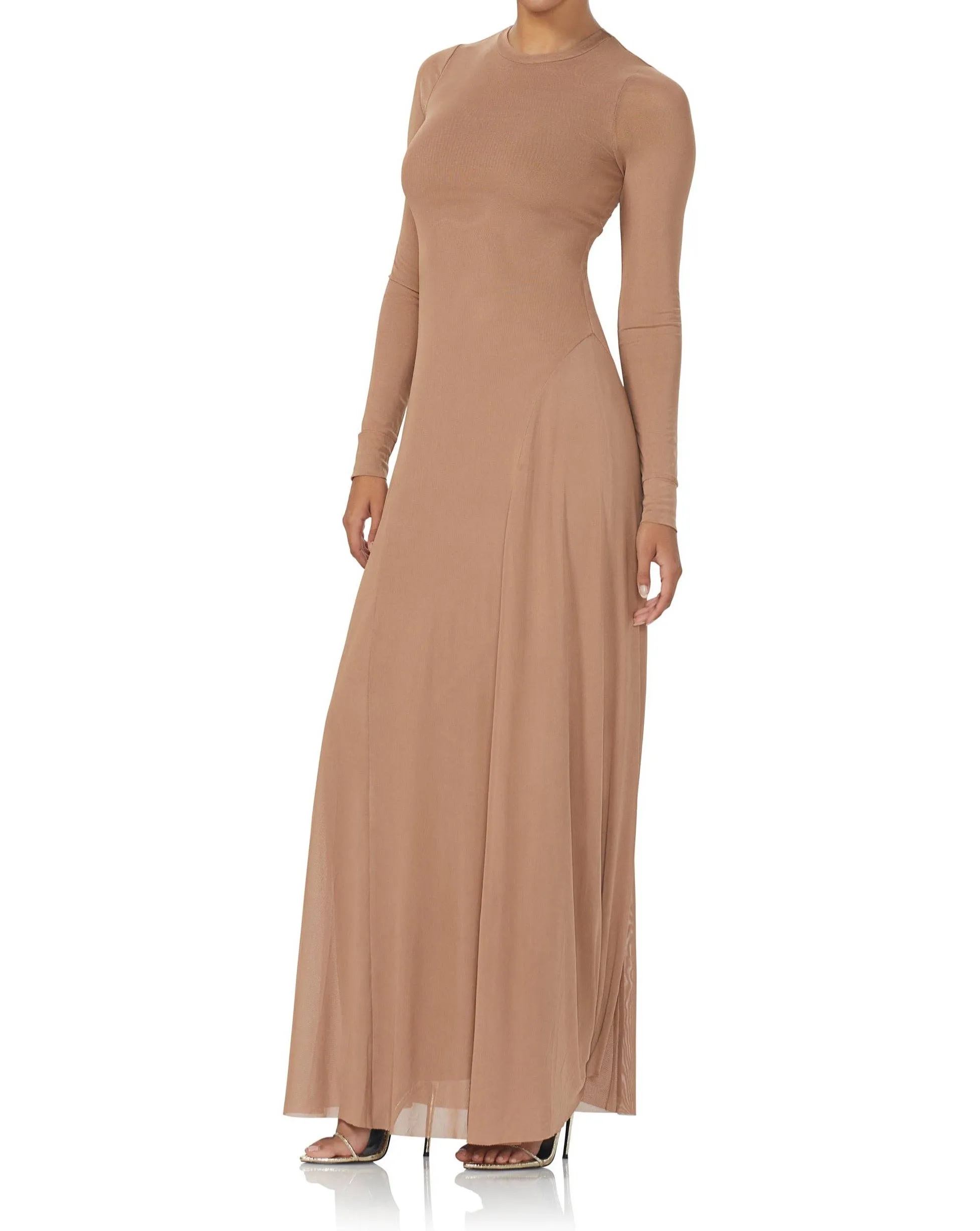 Somi Maxi Dress-Raw Umber ONLY 2 LEFT! by Crescent