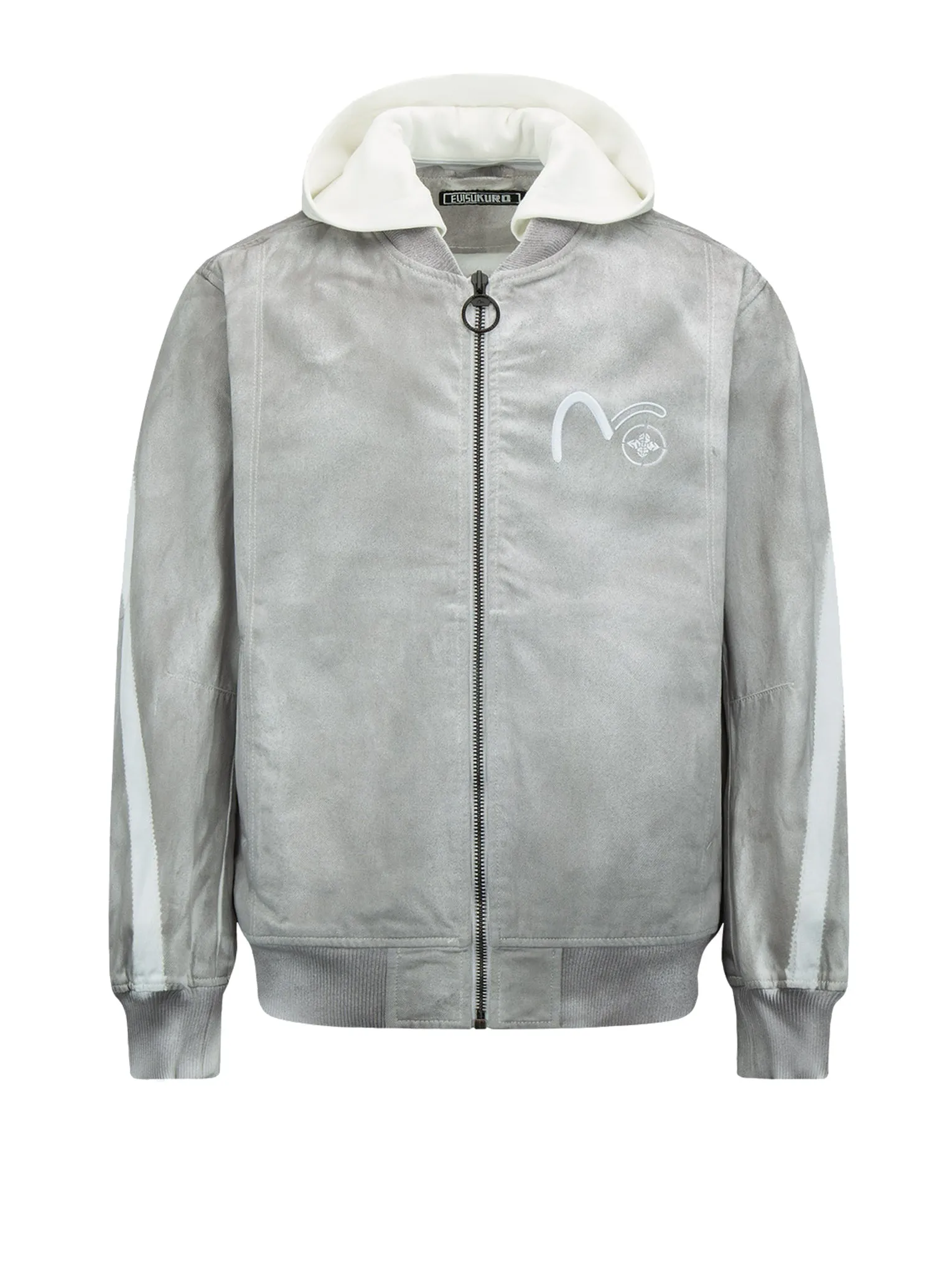 Spray Dyed Bomber Jacket