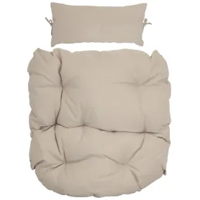 Sunnydaze Replacement Seat Cushion and Headrest Pillow for Cordelia Egg Chair