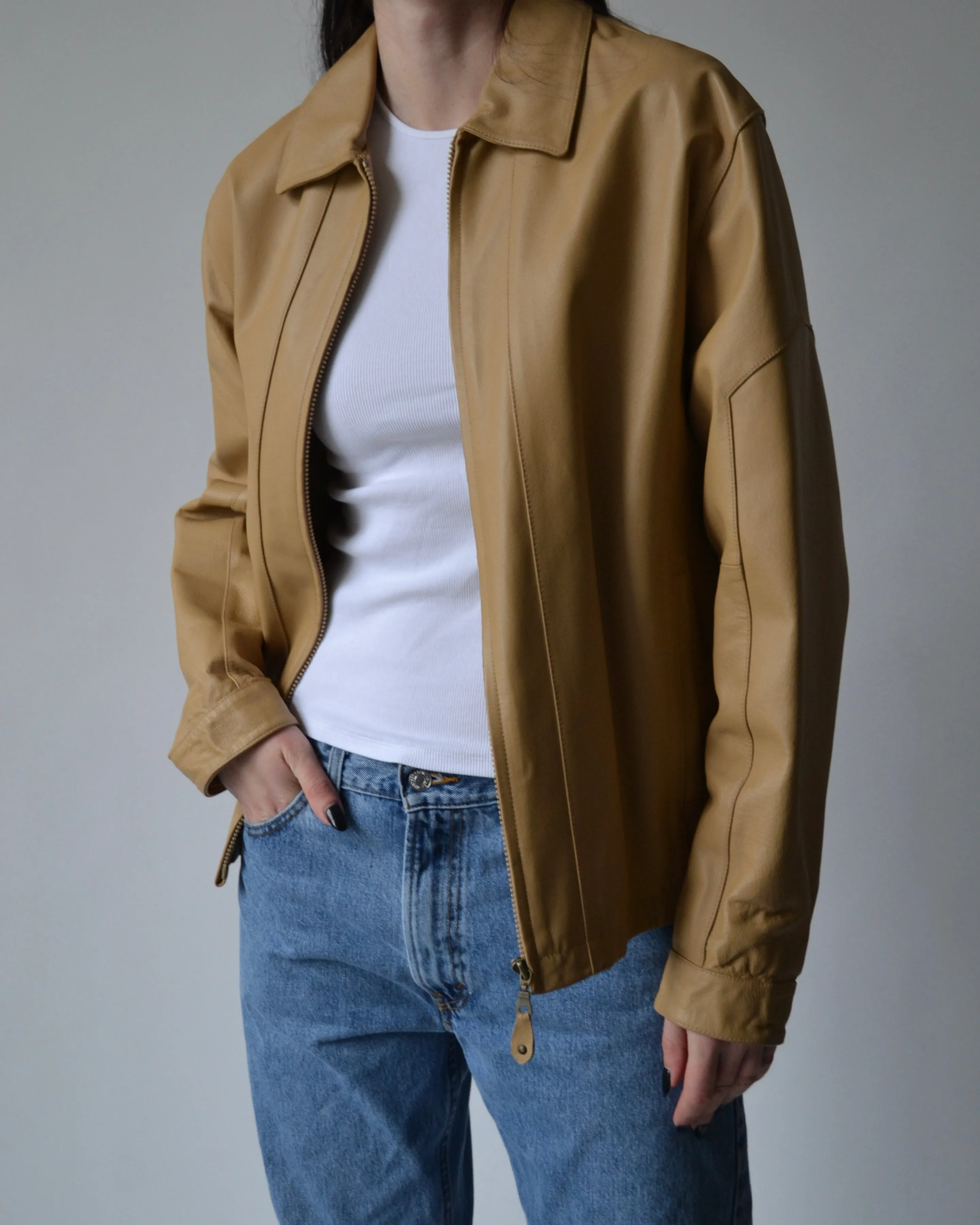 Tan Leather Jacket