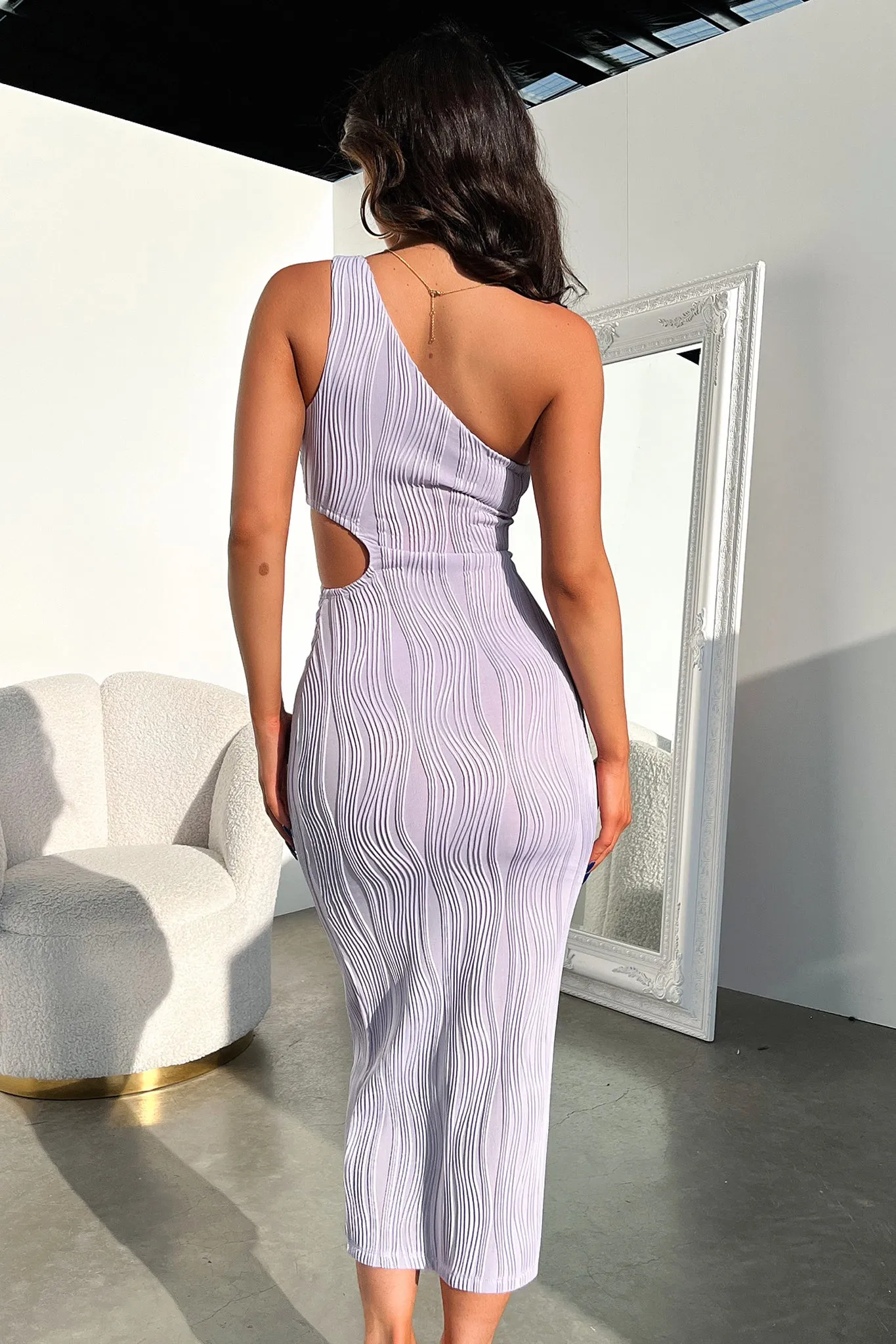 Trami Midi Dress - lilac