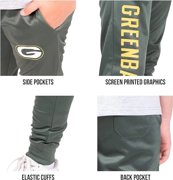 Ultra Game NFL Official Youth Super Soft Game Day Jogger Sweatpants, Minnesota Vikings|Minnesota Vikings
