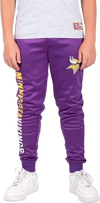Ultra Game NFL Official Youth Super Soft Game Day Jogger Sweatpants, Minnesota Vikings|Minnesota Vikings