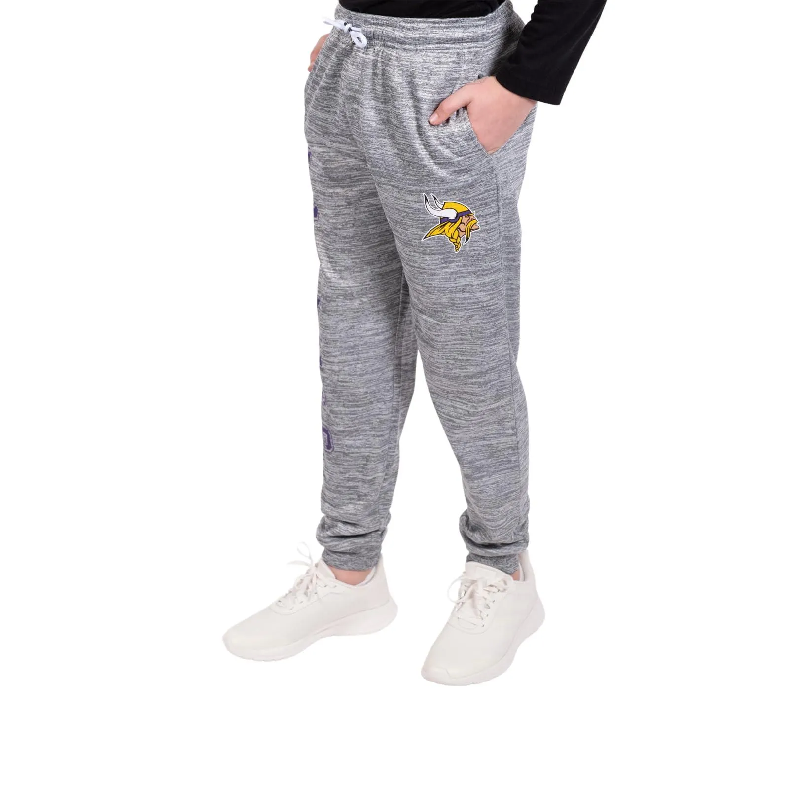 Ultra Game NFL Official Youth Super Soft Game Day Jogger Sweatpants, Minnesota Vikings|Minnesota Vikings
