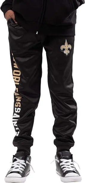 Ultra Game NFL Official Youth Super Soft Game Day Jogger Sweatpants, New Orleans Saints|New Orleans Saints