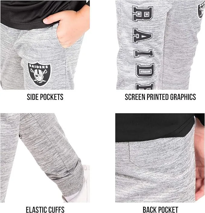 Ultra Game NFL Official Youth Super Soft Game Day Jogger Sweatpants, New Orleans Saints|New Orleans Saints