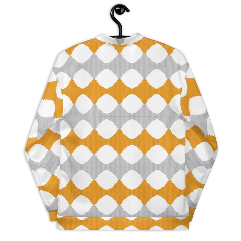 Vibrant Yellow Pattern Unisex Bomber Jacket