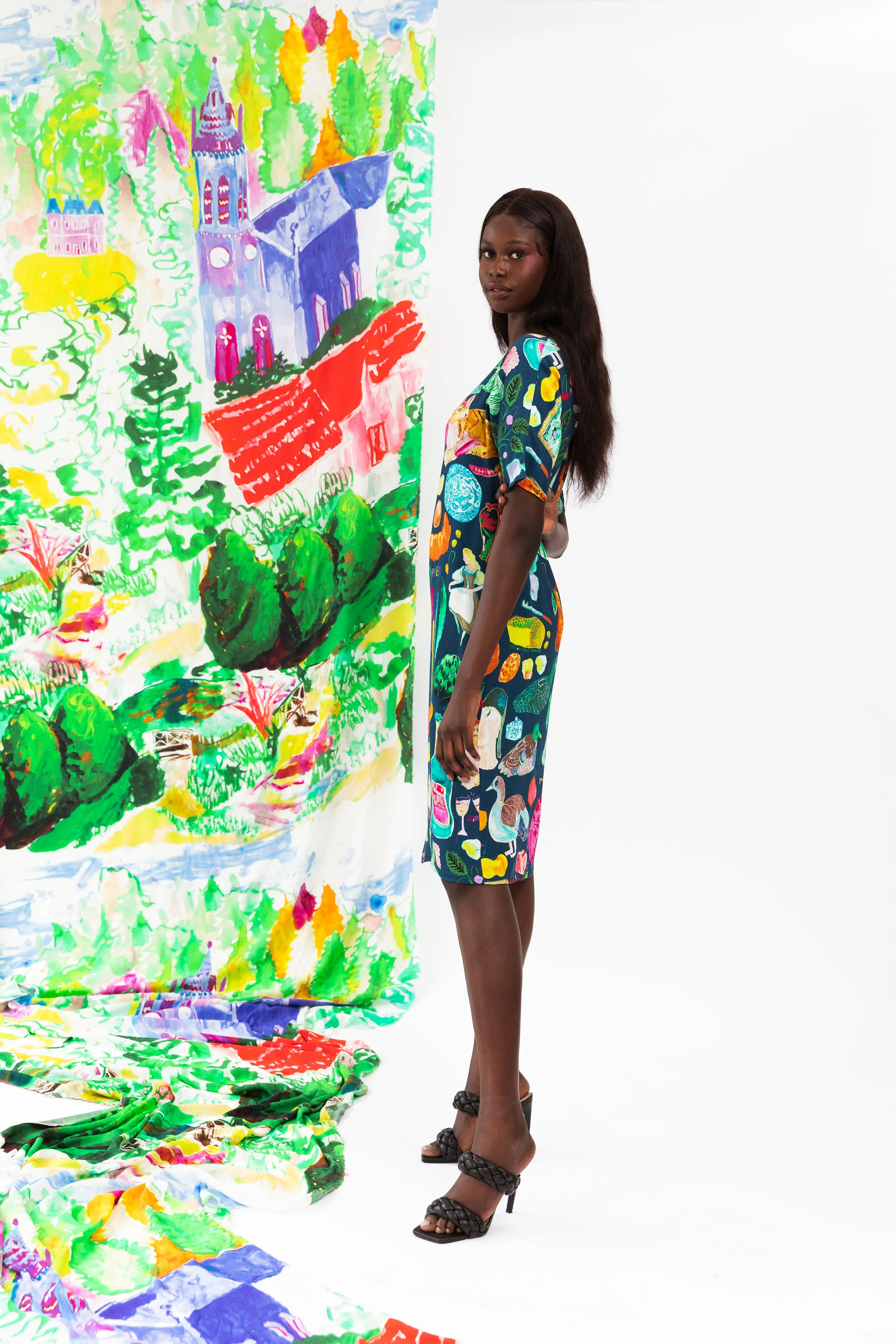 Vie de France Long T-Dress
