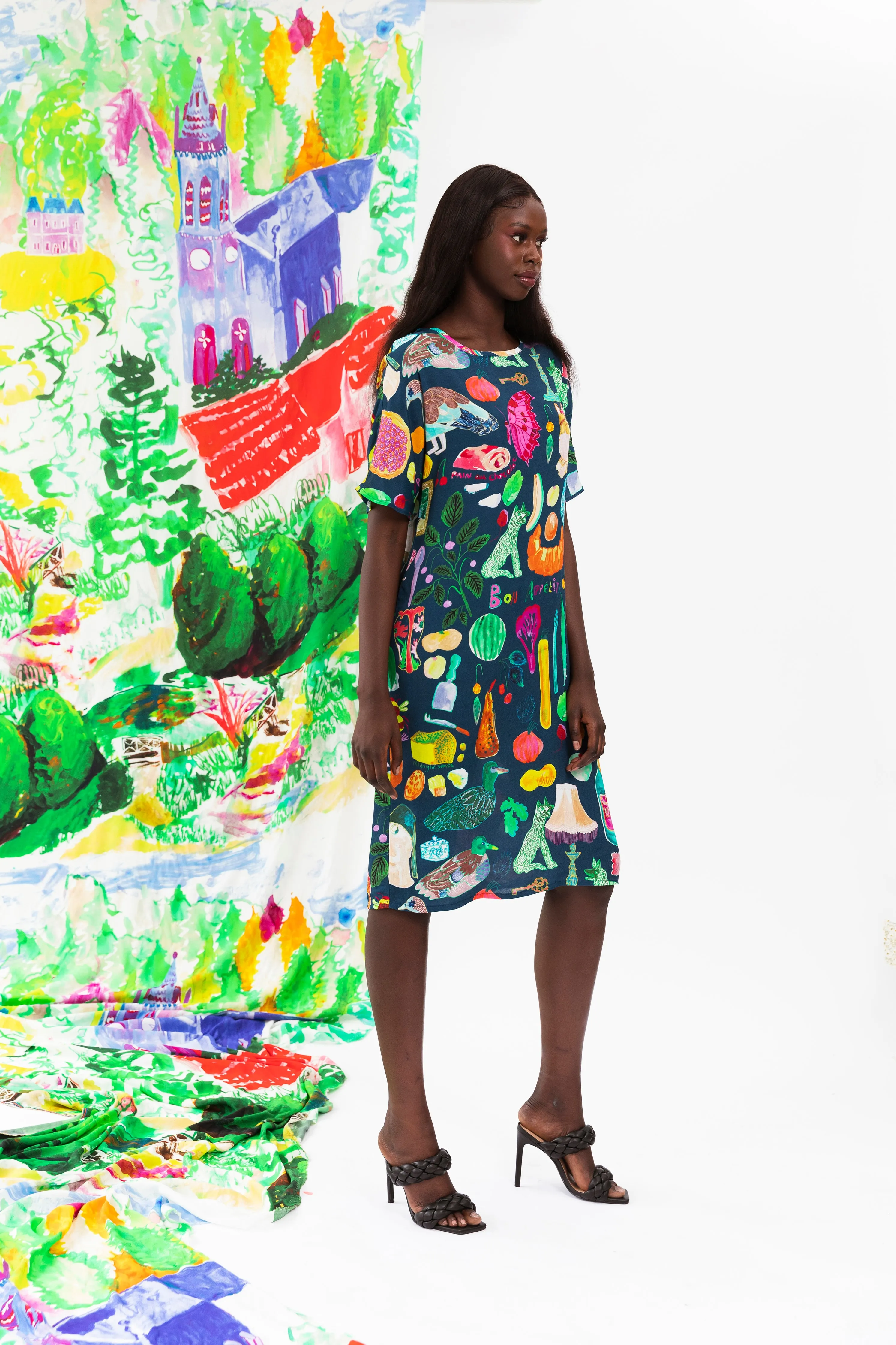 Vie de France Long T-Dress
