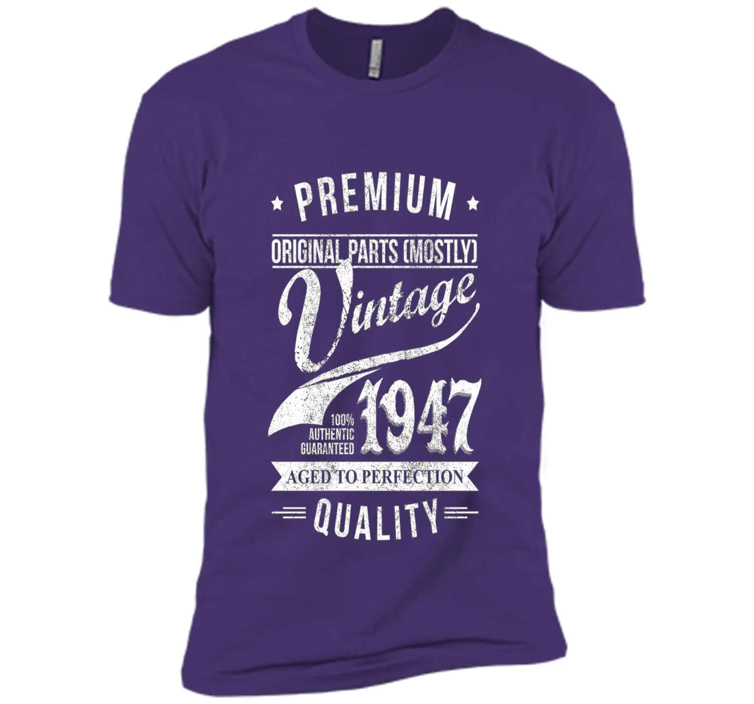 Vintage 1947 TShirt Men/Women. Birth Year Shirt. Best Gifts