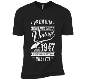 Vintage 1947 TShirt Men/Women. Birth Year Shirt. Best Gifts