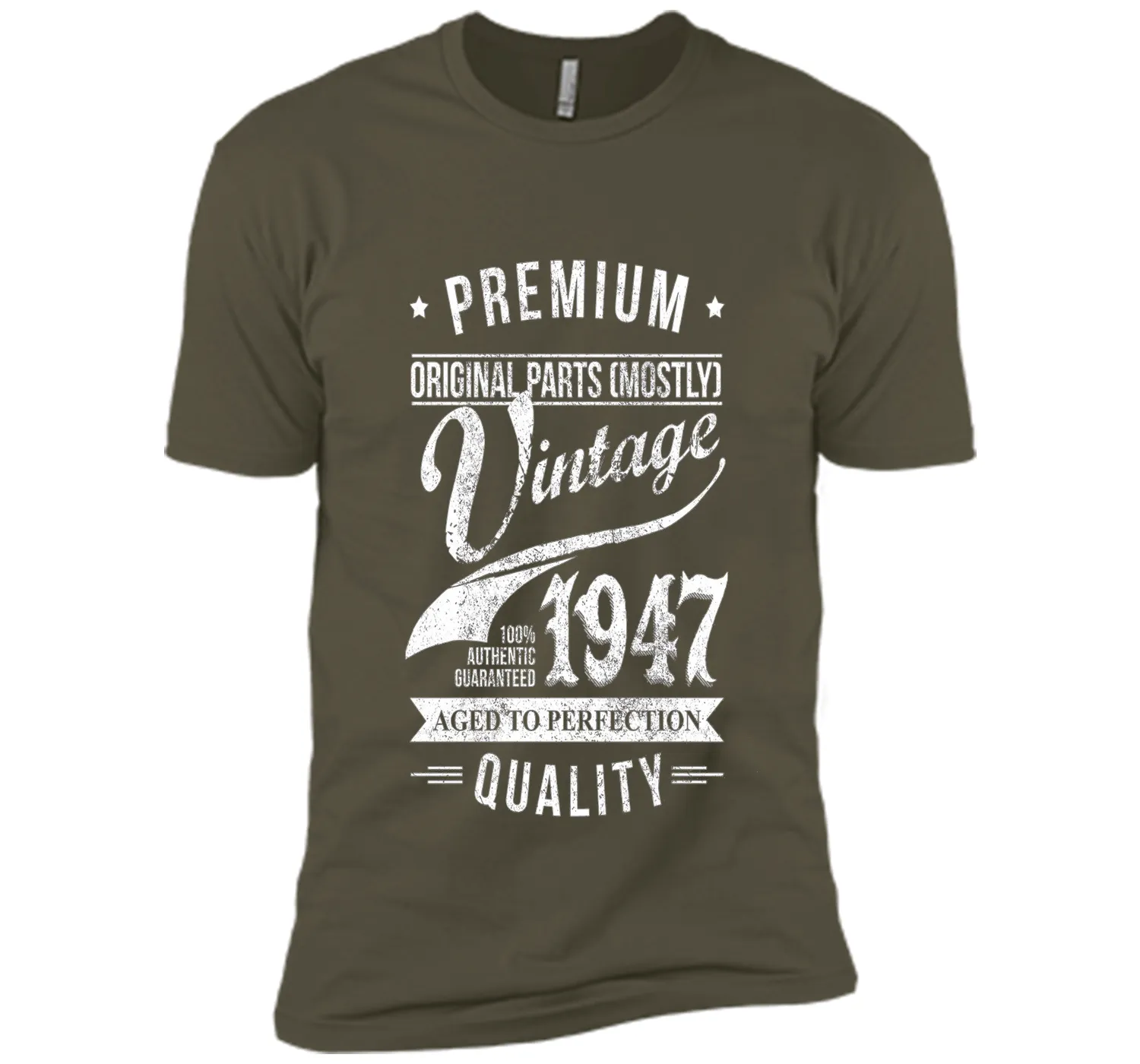 Vintage 1947 TShirt Men/Women. Birth Year Shirt. Best Gifts