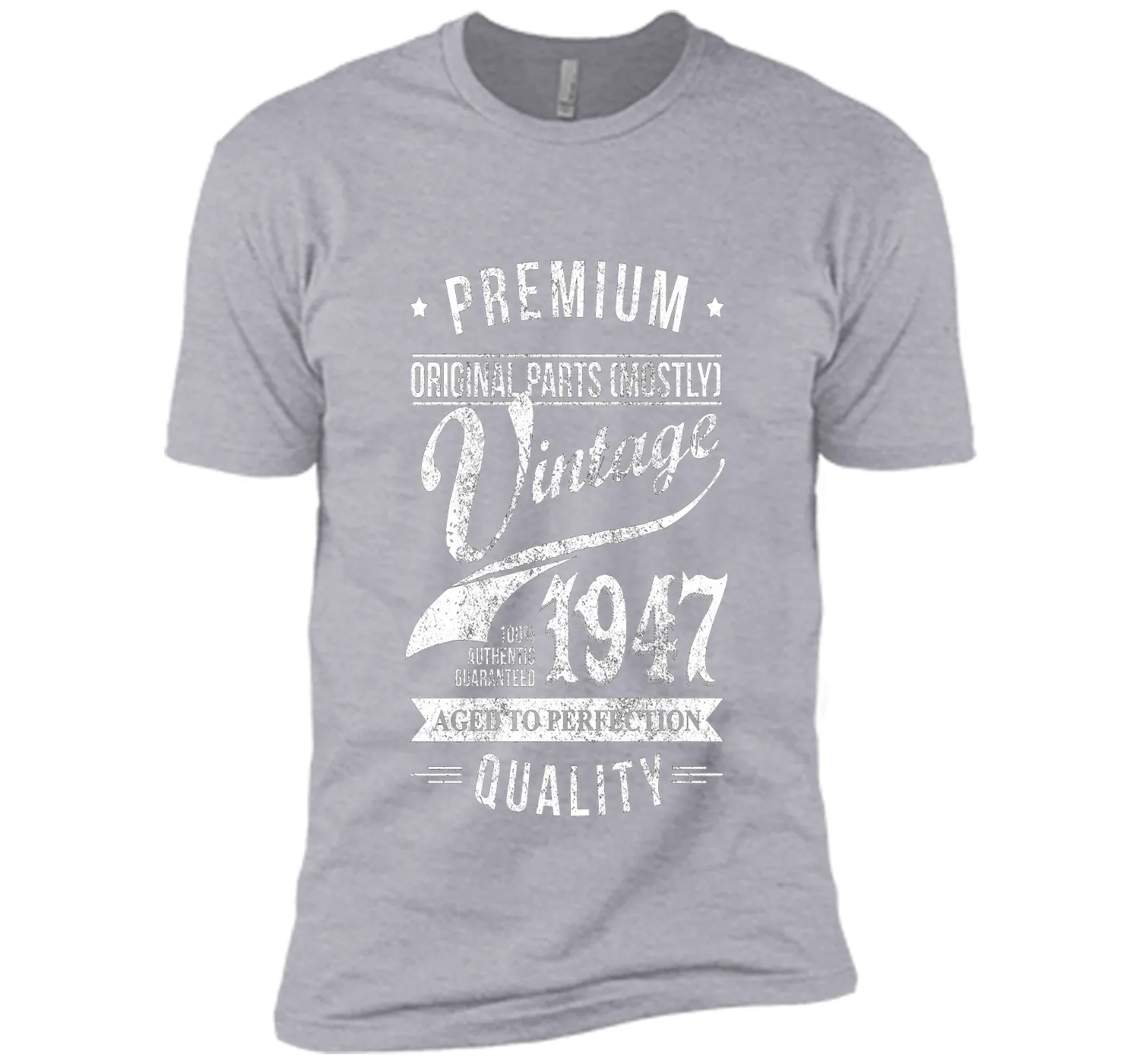 Vintage 1947 TShirt Men/Women. Birth Year Shirt. Best Gifts