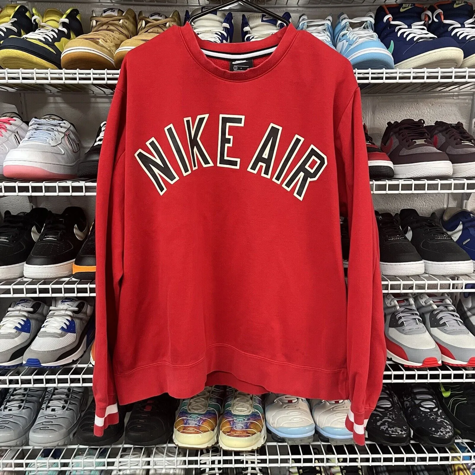 Vtg 2000s Nike Air Color Block Pullover Crewneck And Sweatsuit Set Men Sz L