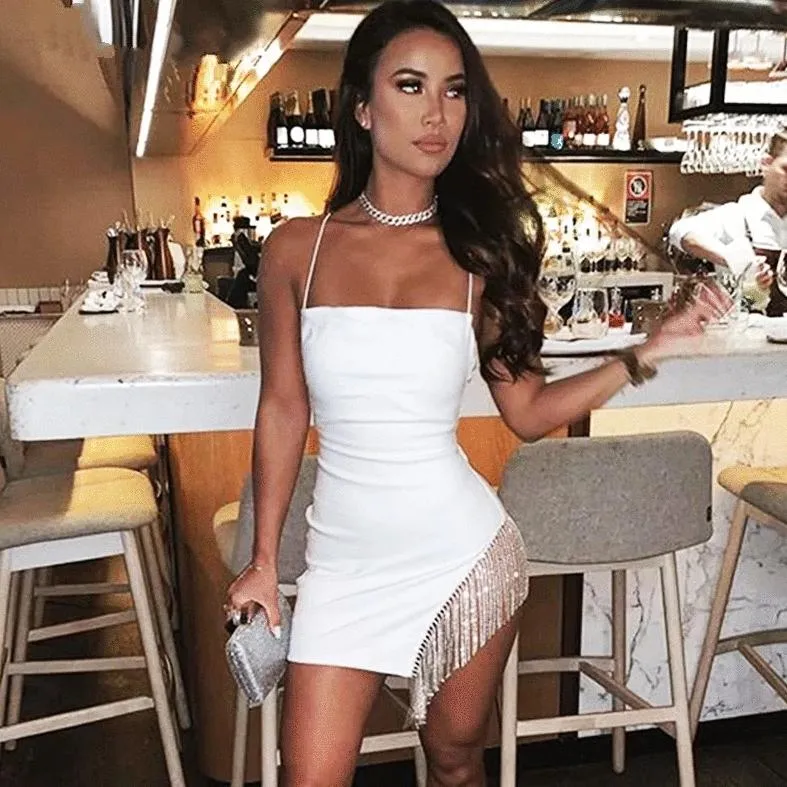 Women's Sheath Sleeveless Backless Mini Dress