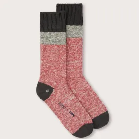 Ymc Slub Cotton Socks - Red